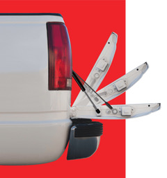 Picture of truck tailgate support
