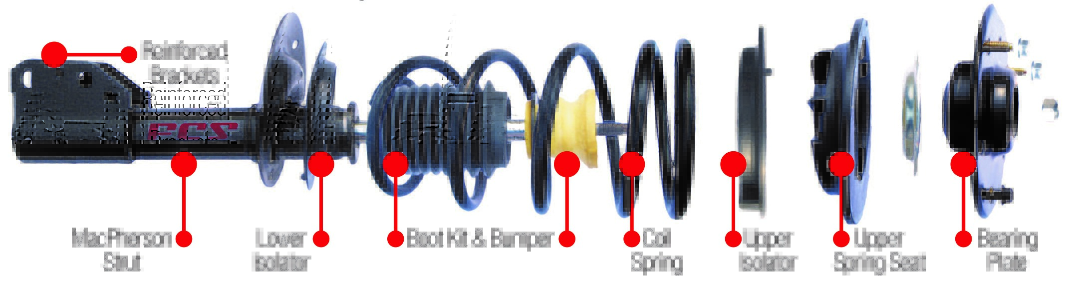 FCS Automotive Complete Strut Assembly FCS Automotive Complete Strut Assembly Image