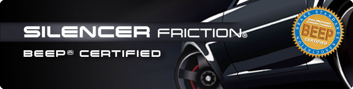 silencer friction BEEP certified banner