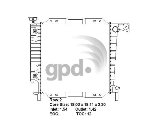 Global Parts Distributors 1164  product image 1 of 1
