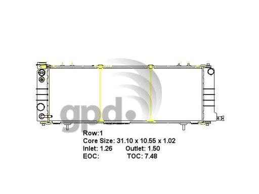 Global Parts Distributors 1193  product image 1 of 1