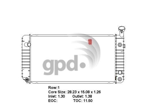 Global Parts Distributors 1206  product image 1 of 1