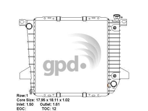 Global Parts Distributors 1726  product image 1 of 1