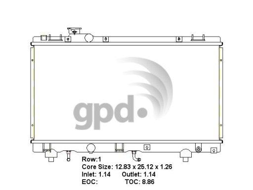 Global Parts Distributors 1750  product image 1 of 1