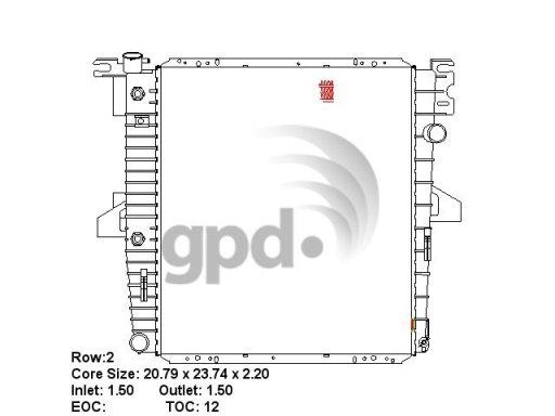 Global Parts Distributors 1824  product image 1 of 1