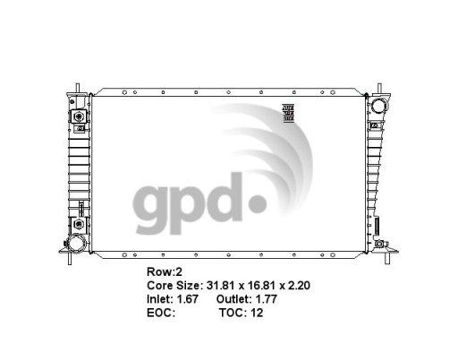 Global Parts Distributors 2136 Global Parts Distributors 2136 product image 1 of 1