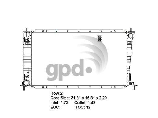 Global Parts Distributors 2165  product image 1 of 1