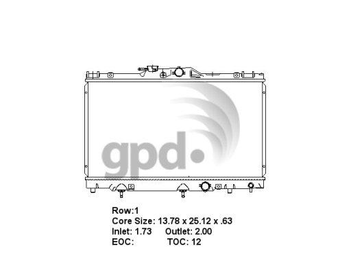 Global Parts Distributors 2198  product image 1 of 1