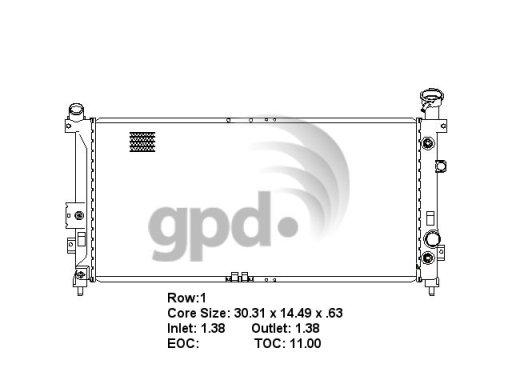 Global Parts Distributors 2562 Global Parts Distributors 2562 product image 1 of 1