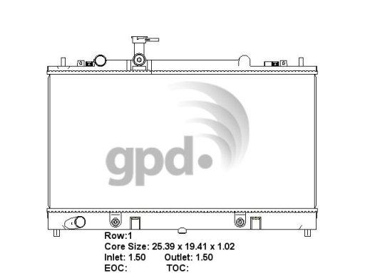Global Parts Distributors 2673  product image 1 of 1