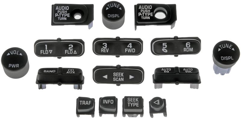 Dorman 76822 - Radio Knob Dorman 76822 Radio Knob product image 1 of 1