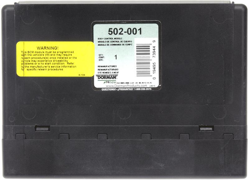 Dorman 502001 Body Control Module product image 2 of 2