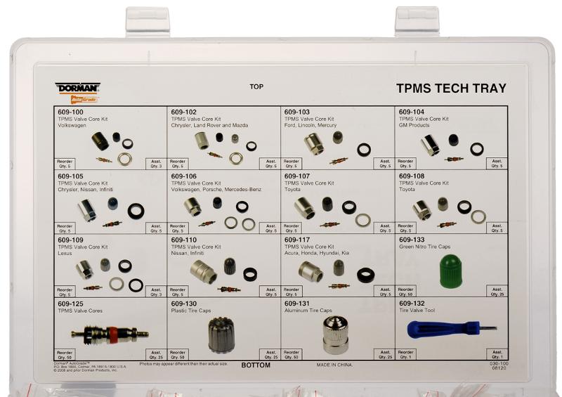 Dorman 030100 Tire Pressure Monitoring System Valve Kit product image 3 of 4