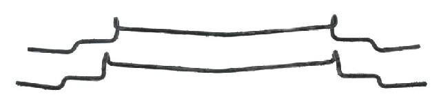 Carlson H5400 Disc Brake Anti-Rattle Clip product image 1 of 1