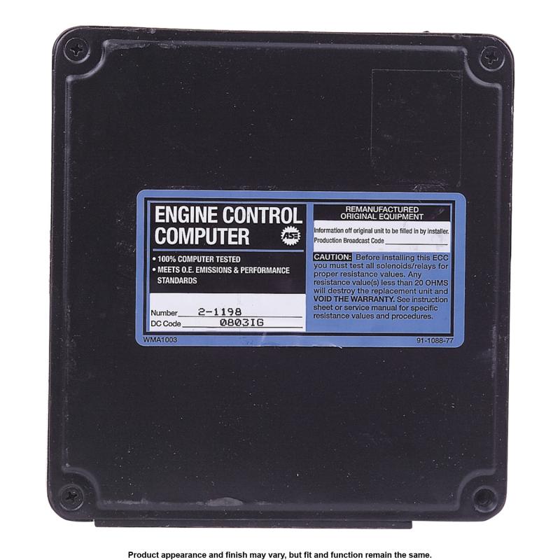 A1 Cardone 721198 - Engine Control Module A1 Cardone 721198 Engine Control Module product image 2 of 3
