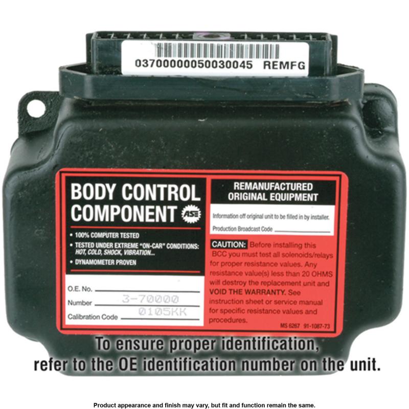 A1 Cardone 7341006 Active Suspension Control Module product image 2 of 3