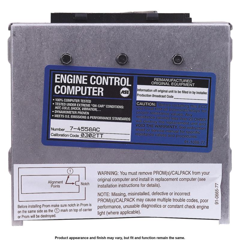 A1 Cardone 774558AC Engine Control Module product image 2 of 3