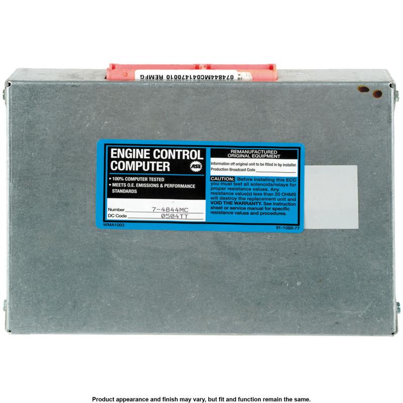 A1 Cardone 774844MC - Engine Control Module A1 Cardone 774844MC Engine Control Module product image 2 of 4