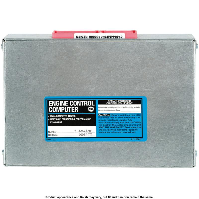 A1 Cardone 774844MF Engine Control Module product image 3 of 4