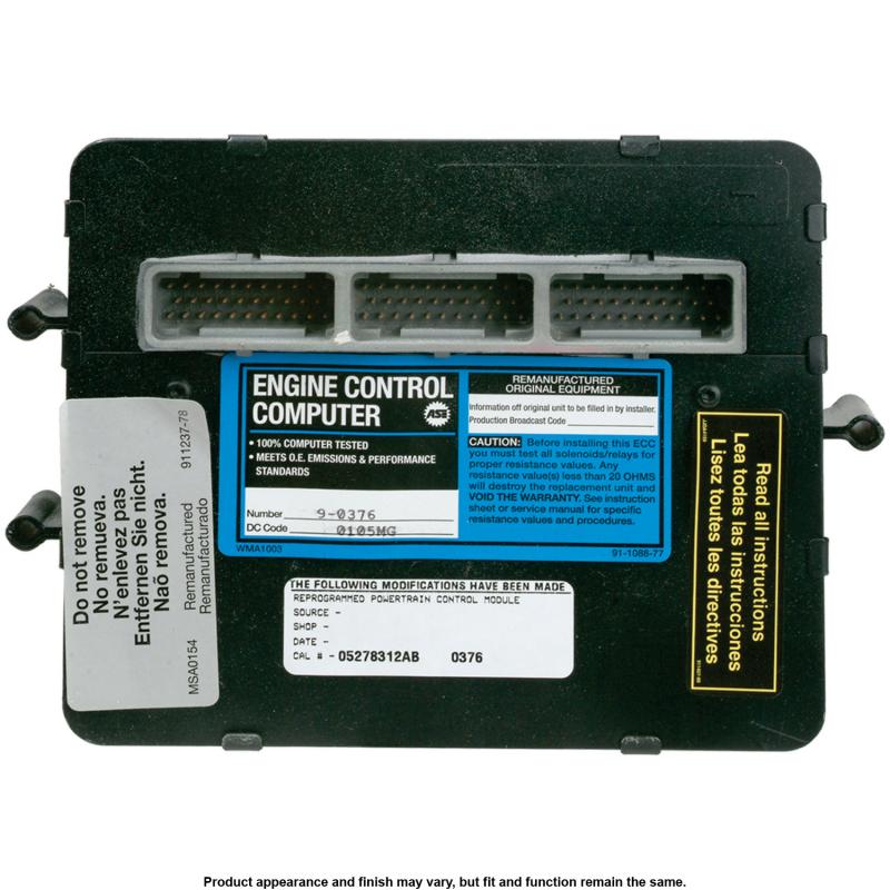 A1 Cardone 790376 Engine Control Module product image 3 of 3