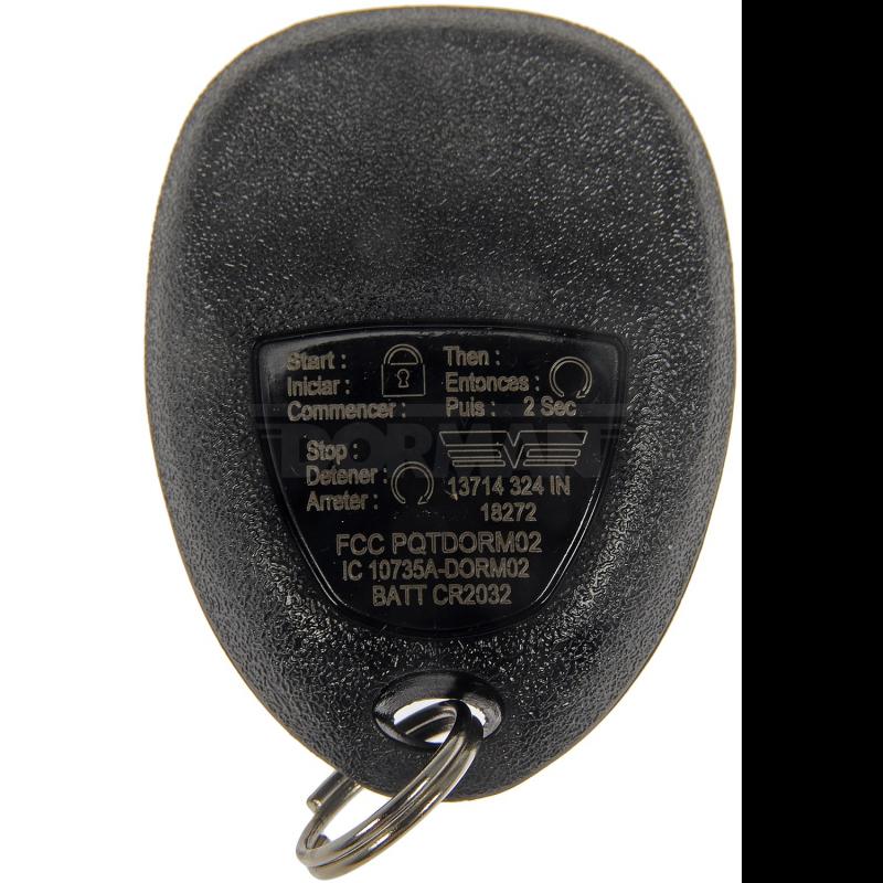 Dorman 13714 - Key Fob Dorman 13714 Key Fob product image 1 of 4
