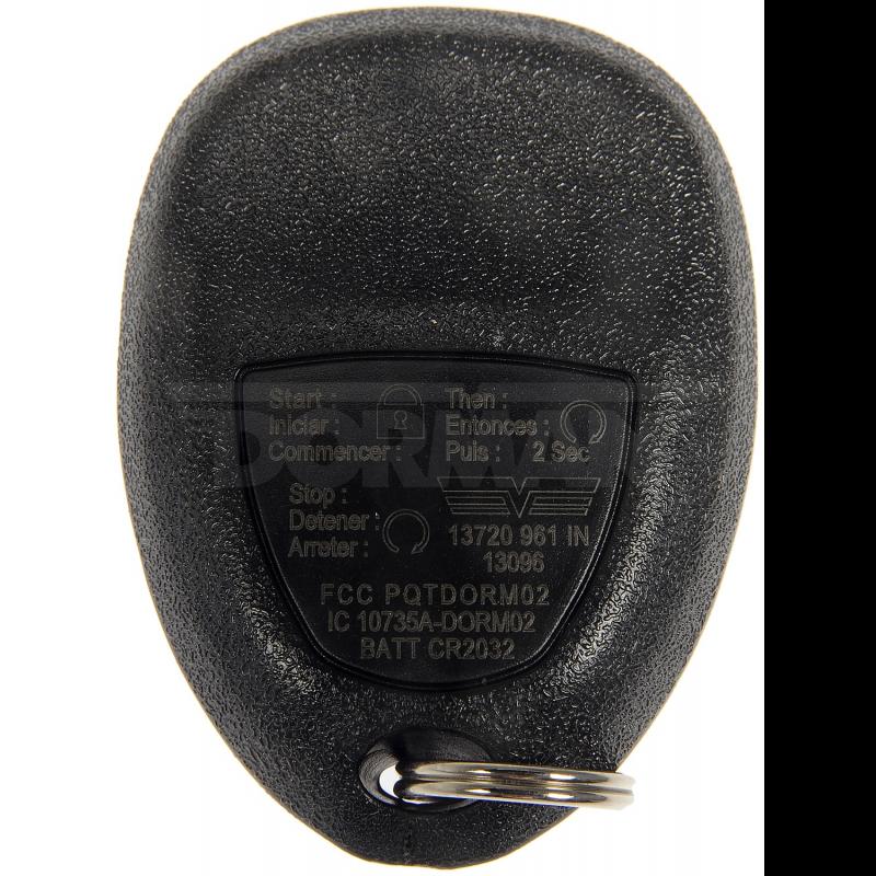 Dorman 13720 - Key Fob Dorman 13720 Key Fob product image 4 of 4
