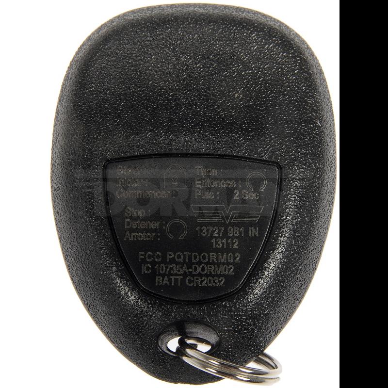 Dorman 13727 Key Fob product image 3 of 4