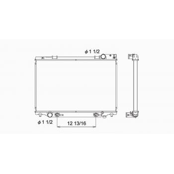 TYC 1155 Radiator product image 1 of 1