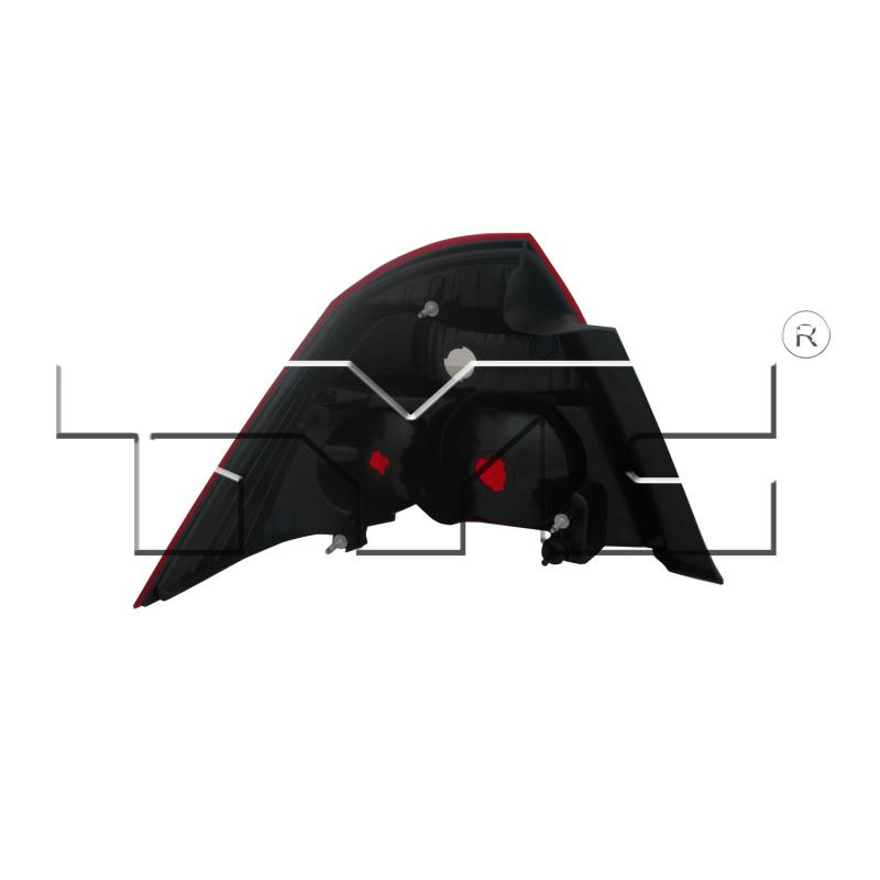 TYC 11608401 Tail Light Assembly product image 2 of 2