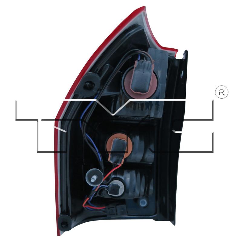 TYC 116115009 Tail Light Assembly product image 2 of 6