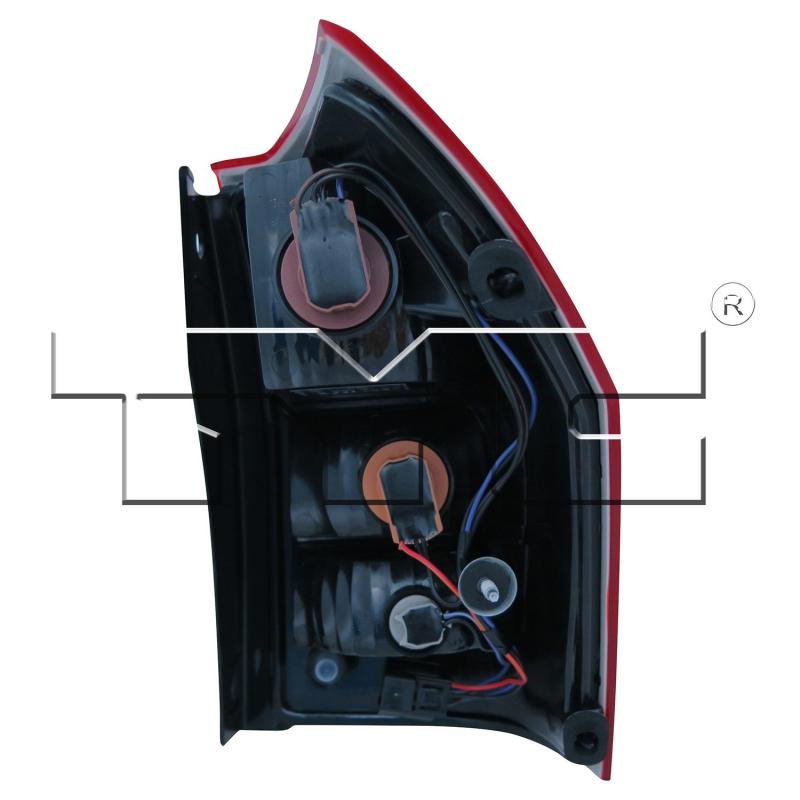 TYC 116116009 Tail Light Assembly product image 2 of 6
