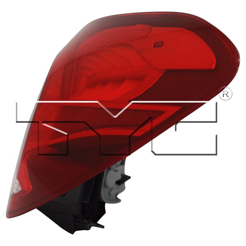 TYC 11675500 Tail Light product image 3 of 6