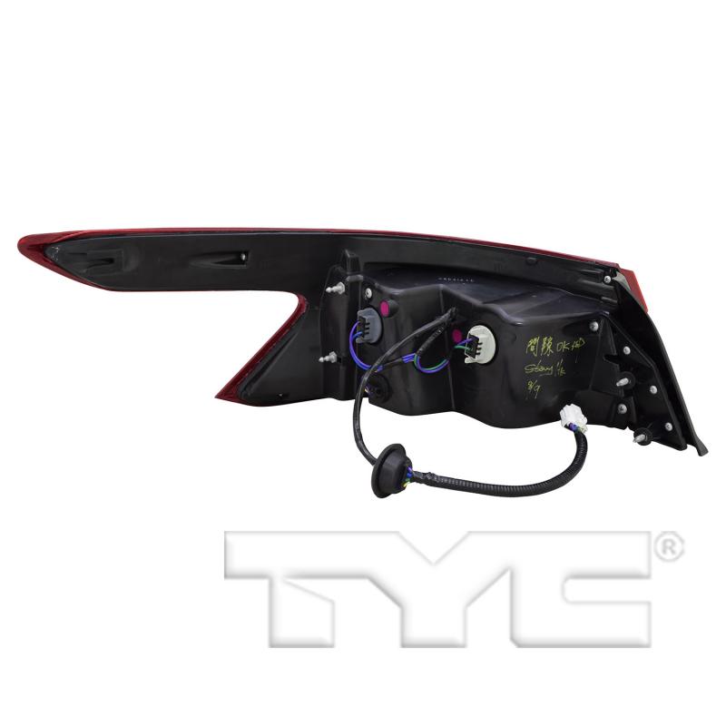 TYC 11683300 Tail Light Assembly product image 4 of 5