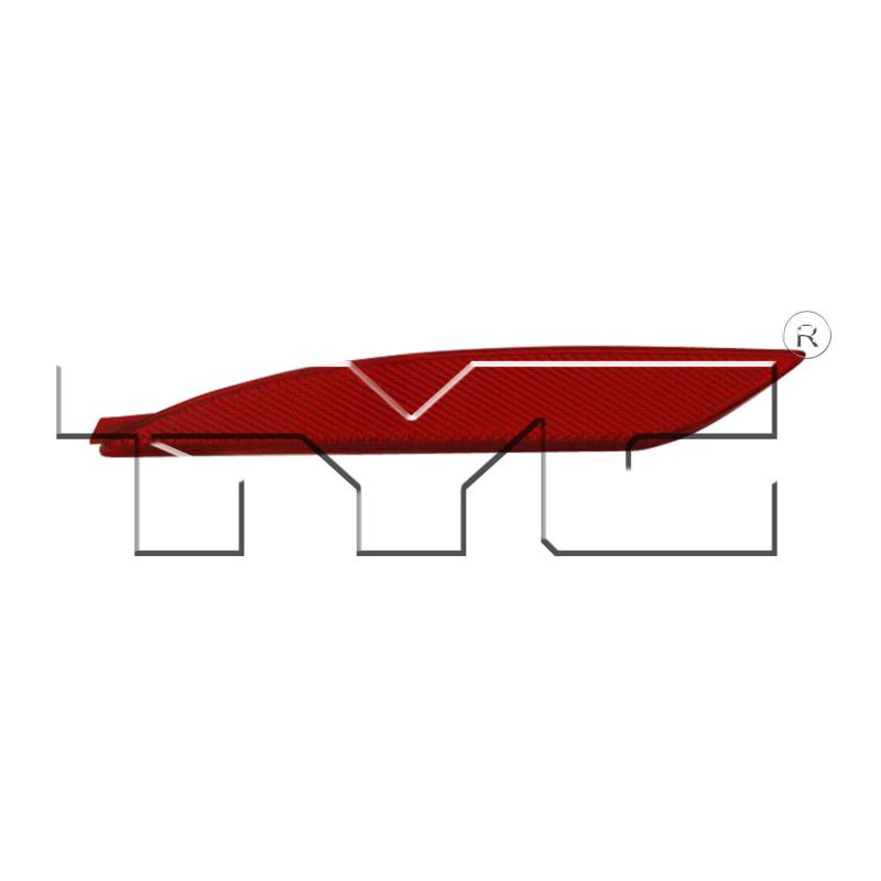 TYC 17029800 Reflector Assembly product image 1 of 2
