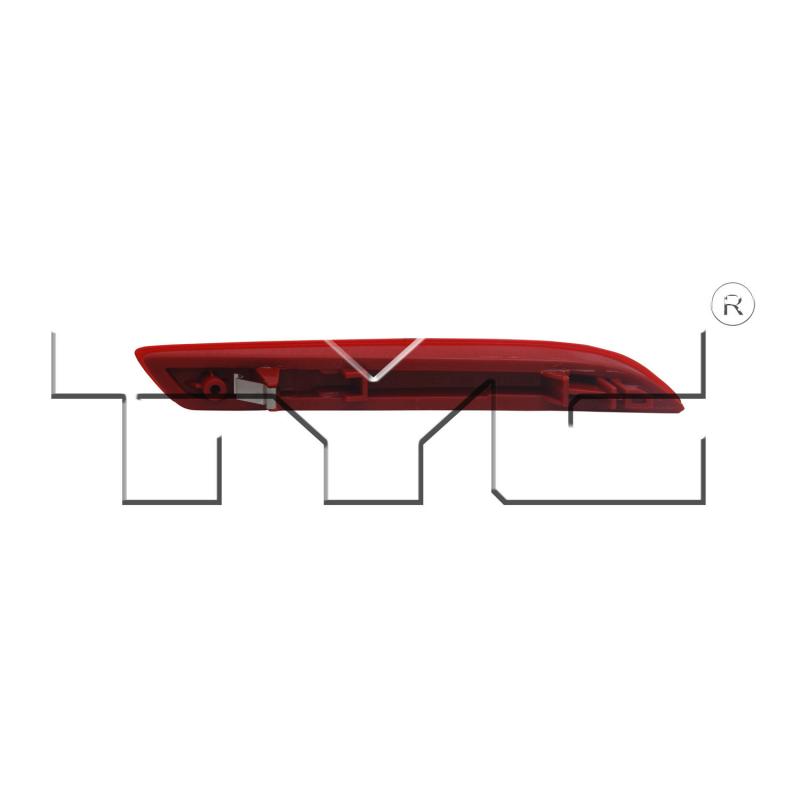 TYC 175320009 Reflector Assembly product image 2 of 2