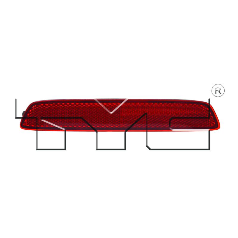 TYC 175382009 Reflector Assembly product image 1 of 2