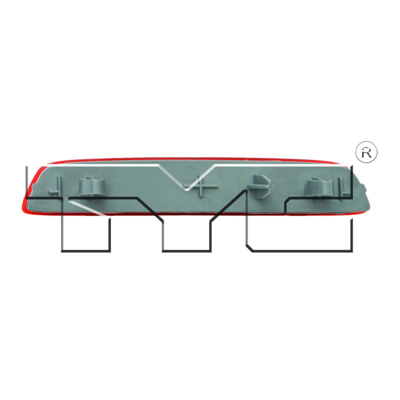 TYC 175382009 Reflector Assembly product image 2 of 2
