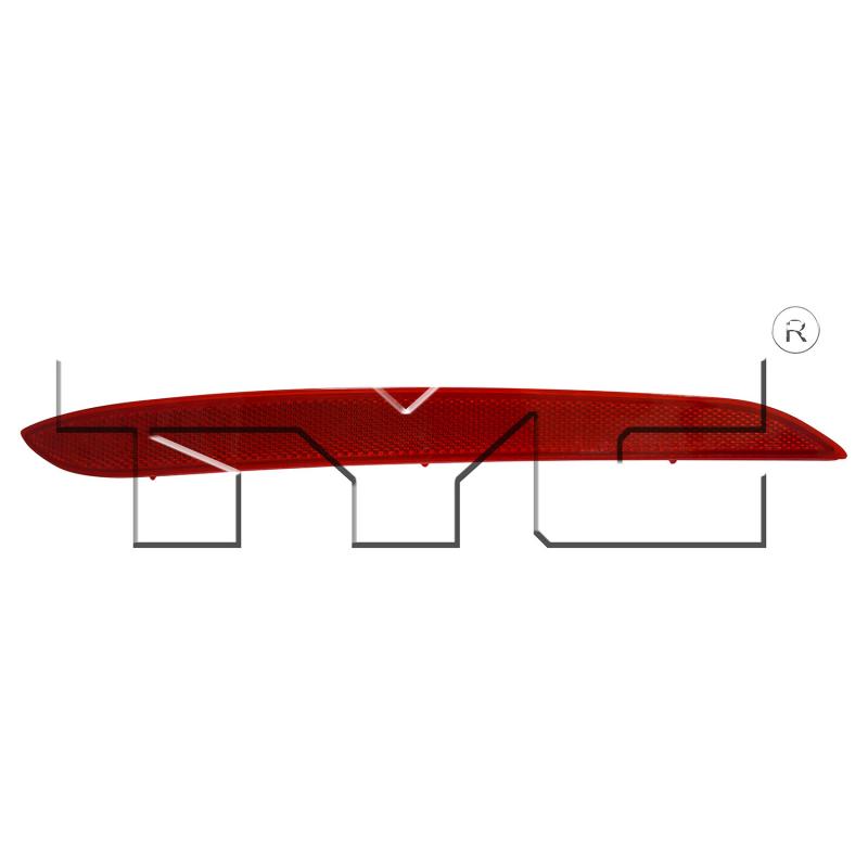 TYC 175528009 Reflector Assembly product image 2 of 6
