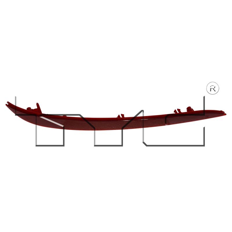 TYC 175528009 Reflector Assembly product image 3 of 6