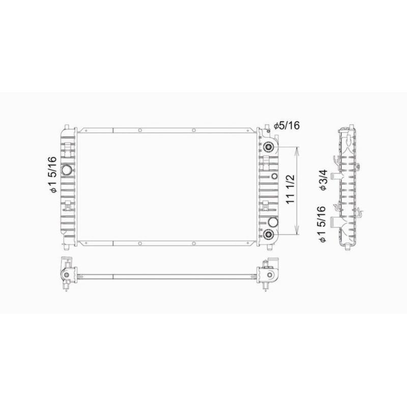 TYC 2264 Radiator product image 1 of 1