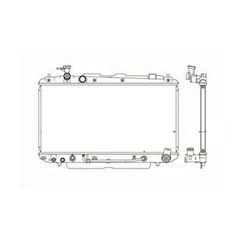 TYC 2834 - Radiator Assembly TYC 2834 Radiator product image 4 of 6
