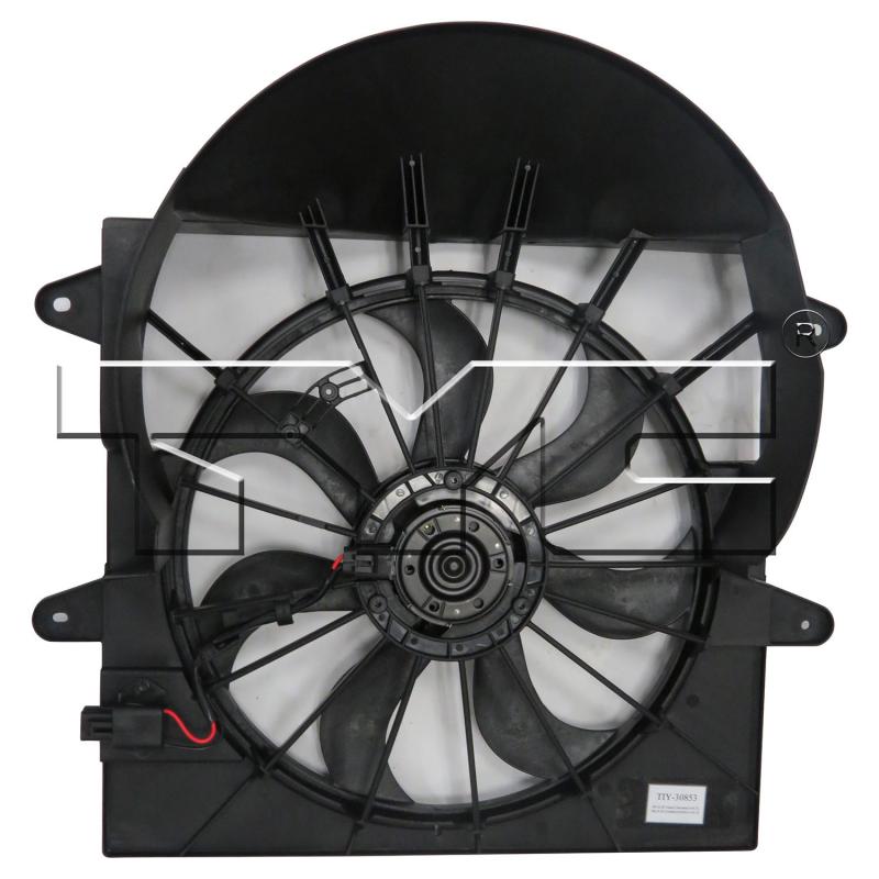 TYC 623360 Dual Radiator and Condenser Fan Assembly product image 3 of 3