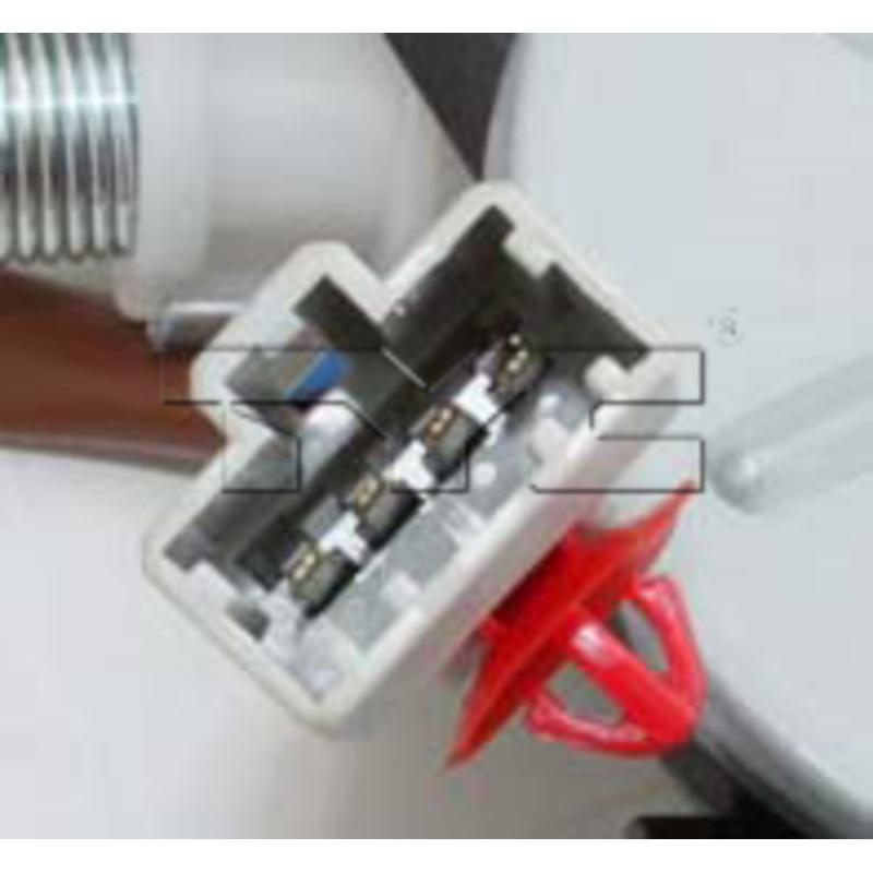 TYC 660058 Power Window Motor and Regulator Assembly product image 2 of 4