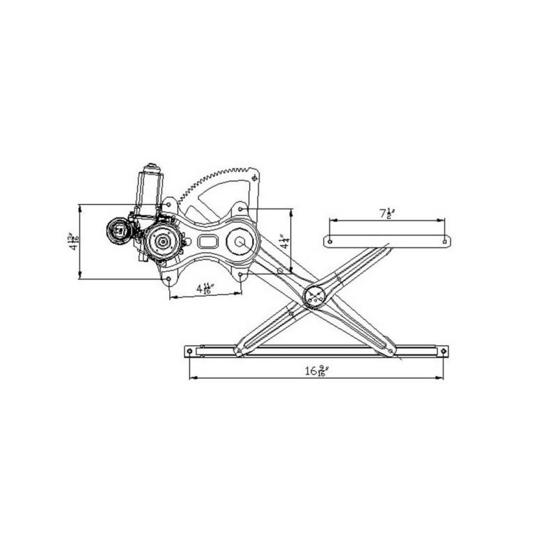 TYC 660099 - Power Window Motor and Regulator Assembly TYC 660099 Power Window Motor and Regulator Assembly product image 1 of 1