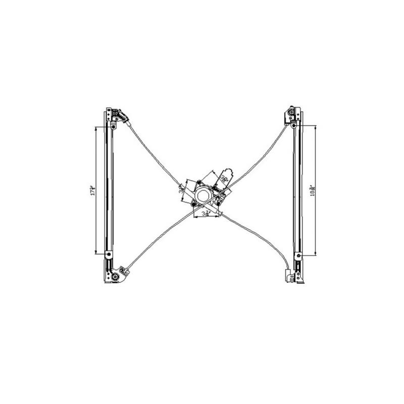 TYC 660144 - Power Window Motor and Regulator Assembly TYC 660144 Power Window Motor and Regulator Assembly product image 1 of 1