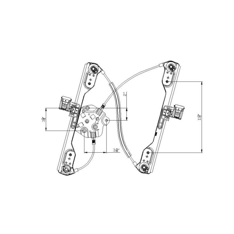 TYC 660398 - Power Window Motor and Regulator Assembly TYC 660398 Power Window Motor and Regulator Assembly product image 1 of 1