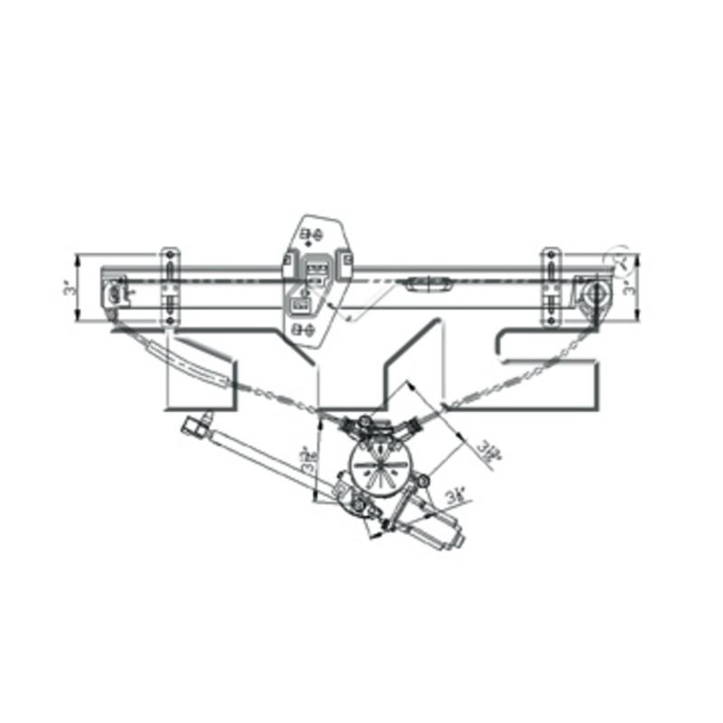 TYC 660502 Power Window Motor and Regulator Assembly product image 1 of 4