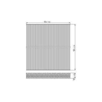 TYC 800016P Cabin Air Filter product image 2 of 2