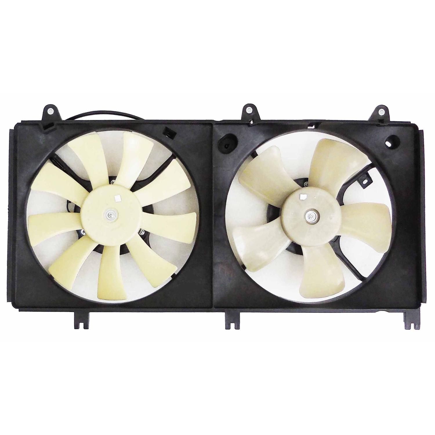 Agility Auto Parts 6010011 - Dual Radiator and Condenser Fan Assembly Agility Auto Parts 6010011 Dual Radiator and Condenser Fan Assembly product image 2 of 2