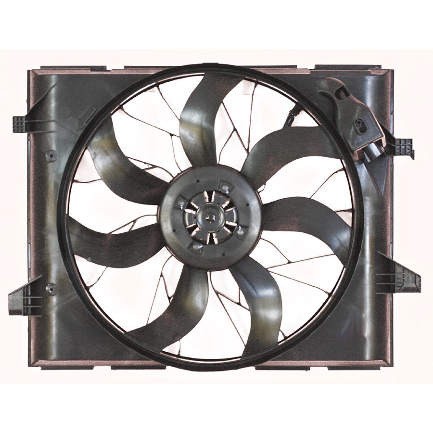 Agility Auto Parts 6010012 - Dual Radiator and Condenser Fan Assembly Agility Auto Parts 6010012 Dual Radiator and Condenser Fan Assembly product image 1 of 2